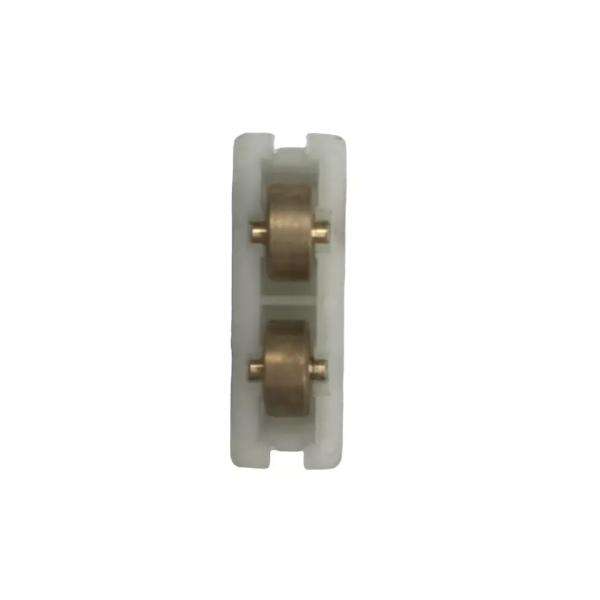 Double Copper Wheel Nylon Housing Sliding Plastic Door Roller For Aluminium Door & Window System