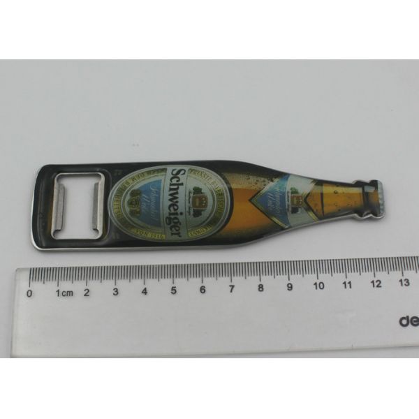 Funny Wedding Stainless Steel Automatic Bottle Opener With Epoxy Logo