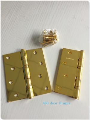 GP Golden Plated Steel Ring Ball Bearing Door Hinges 2.7 Mm 2.5mm 3.0mm