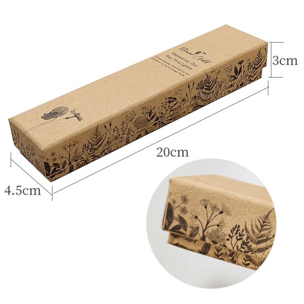 Papeterie design de luxe artisanat d'ivoire papier couvercle et base carton bijoux emballage boîte cadeau avec mousse
