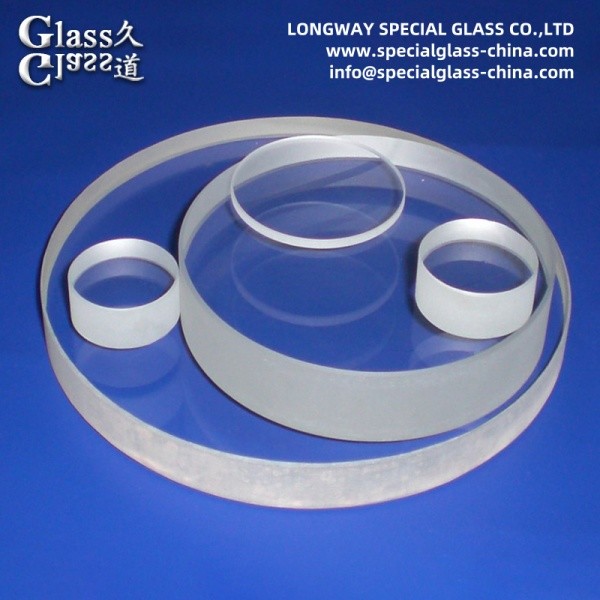 Quartz Fused Silica Optical Sight Glass for Extreme Temperature and UV Resistance