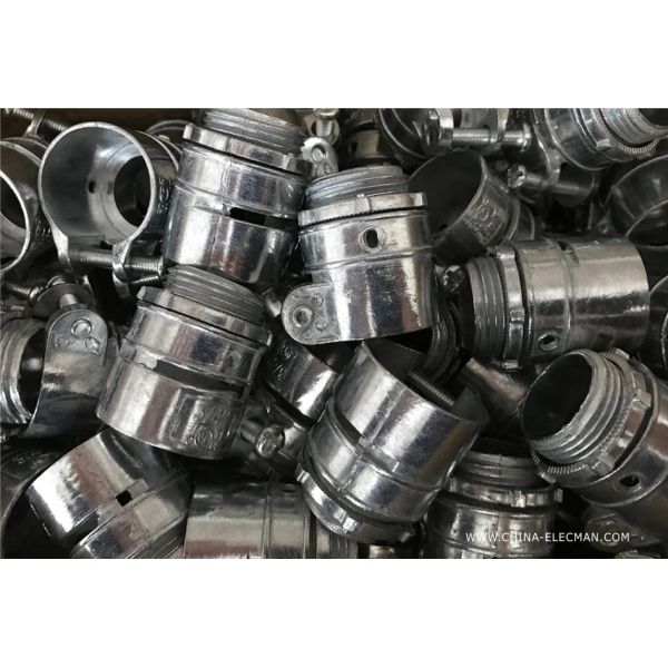 Цинк соединитель коробки выжима 3/4 дюймов прямой тип соединитель гибкого трубопровода