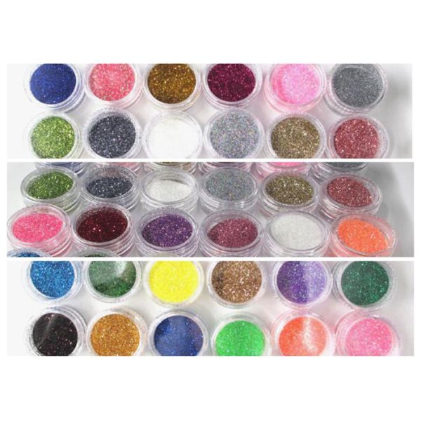 Multi Color DIY Crafts Decoration Extra Fine Glitter Powder For Sand Paper