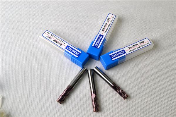 Dia 11mm , Shank 12mm Square solid end mill , AlTiN Coating , 11*28*12D*75L*4F ,  4 Flute , end mill for sale