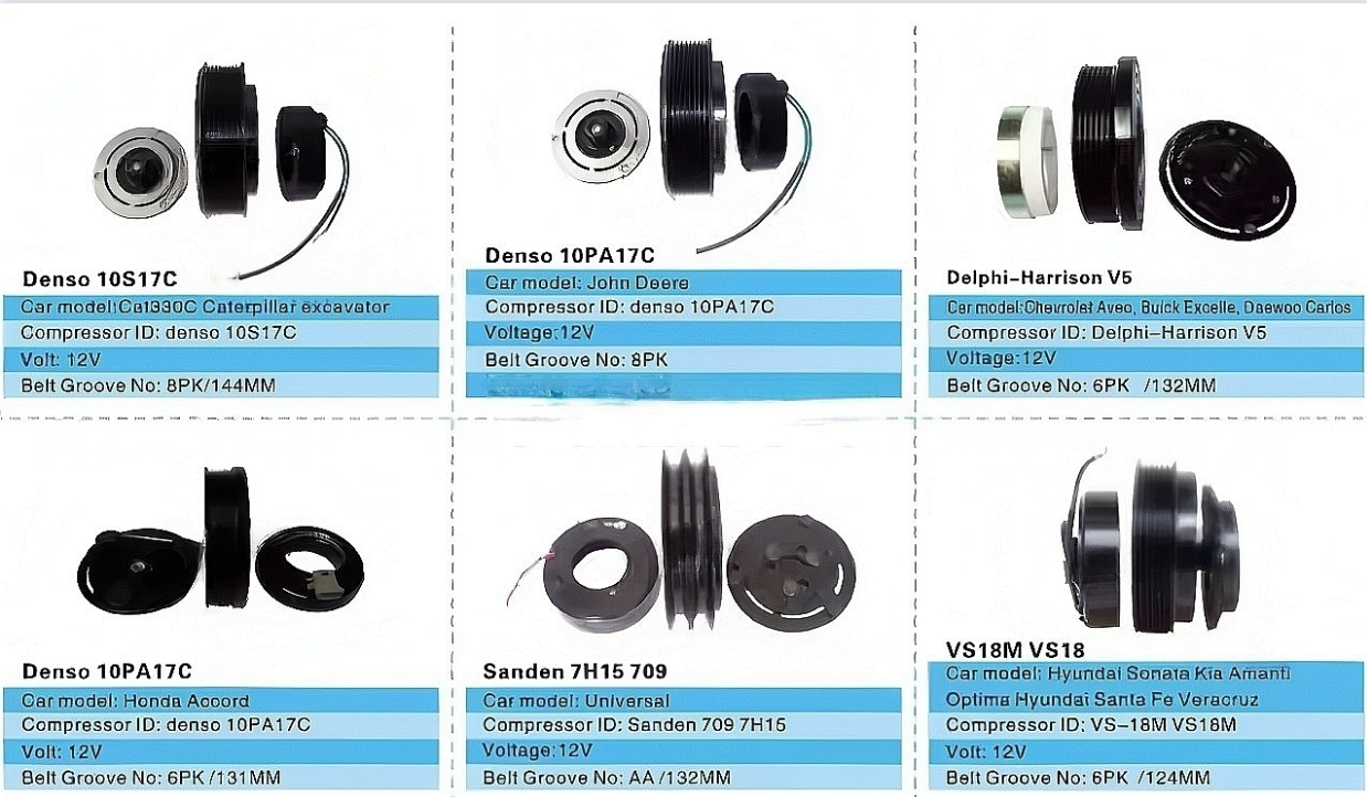 Chevrolet Sonic 6pk 120mm Car AC Compressor Clutch