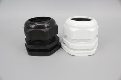 M12 Types of cable glands Waterproof Nylon plastic cable glands in White Black Grey NPT PG Metric Thread