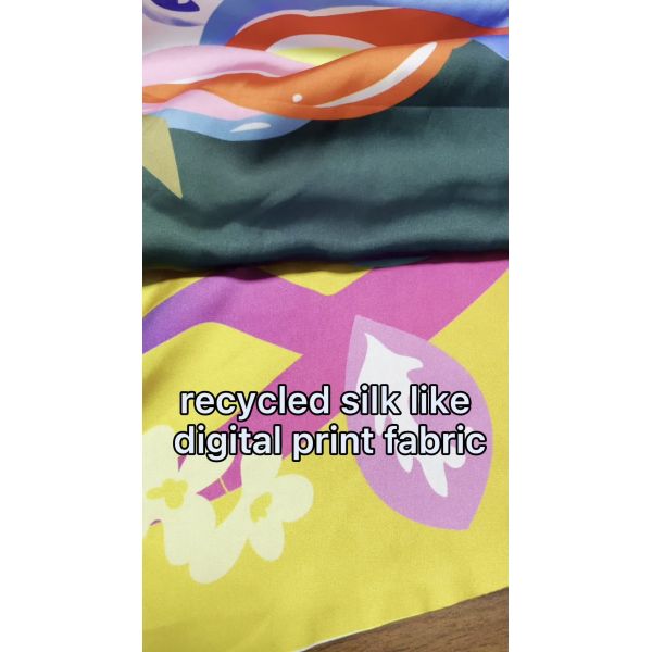 100 Silk Fabrics Textiles Print Georgette Fabric Chinese 10mm Dress Bag Plain Custom Chiffon Costume