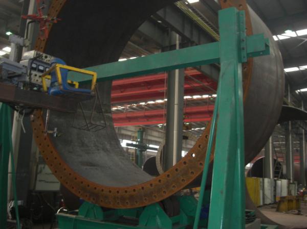 Rotador/tanque de inclinação mecânicos da soldadura da tubulação que gira Rolls