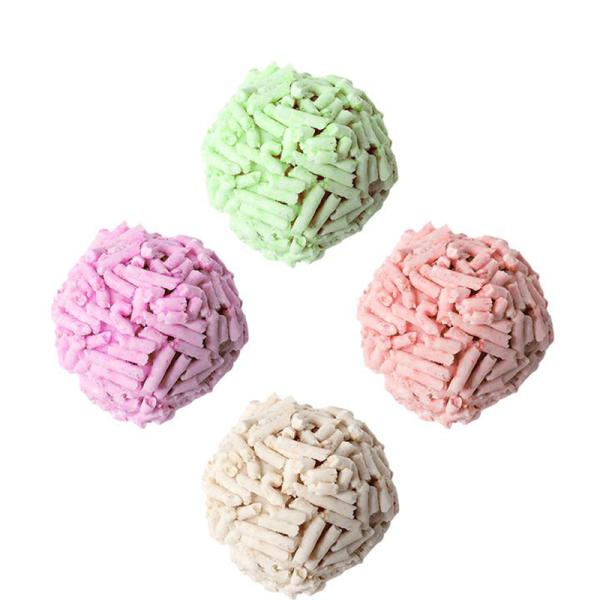 Natural Pure Plant Low Dust Super Clumping Non Stick Bottom Striped Shaped Scented Comfortable Tofu Cat Litter