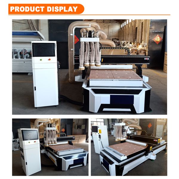 Max. Working Speed 25000mm/min 1300×2500mm Working Table Size Woodworking CNC Router