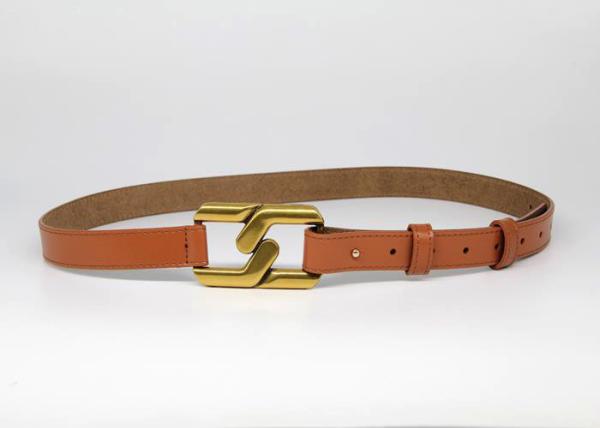 Metal Buckle 90cm Women's Fashion Leather Belts For Jeans