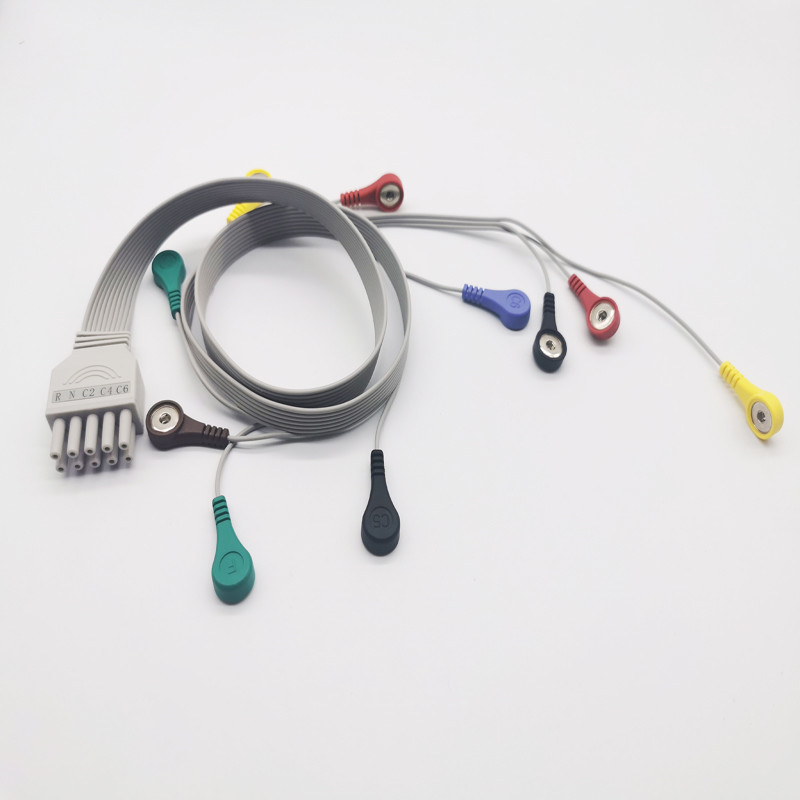 Руководство 10 кабеля TLC5000 2.8m CONTEC Holter ECG для TLC5000 Dyniaic