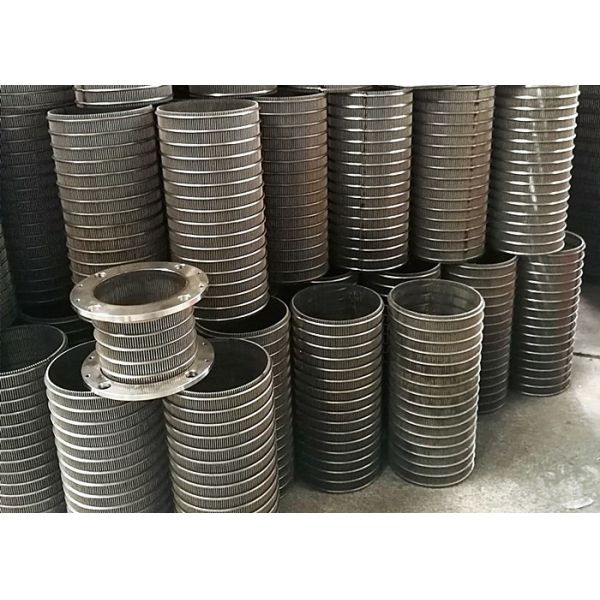 2mm Aperture 200mm Dia Wedge Wire Screen Filter Not Easy To Block