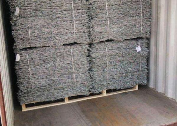 Multi Function Gabion Fence Panels , Welded Gabion Basket Stone For River Mattress