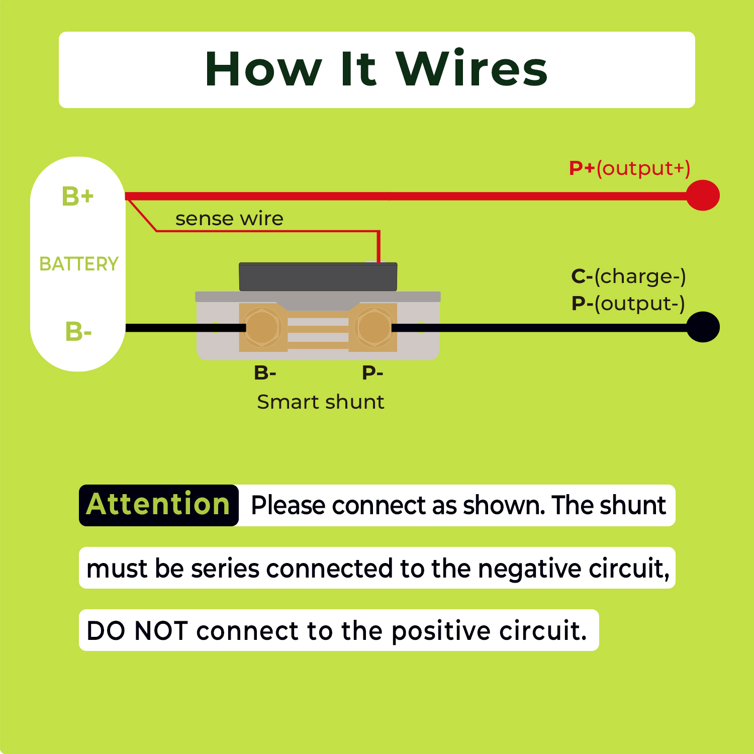 Smart Shunt Wireless Battery Monitor IP68 Waterproof Digital Indicator Real Time Voltage SOC