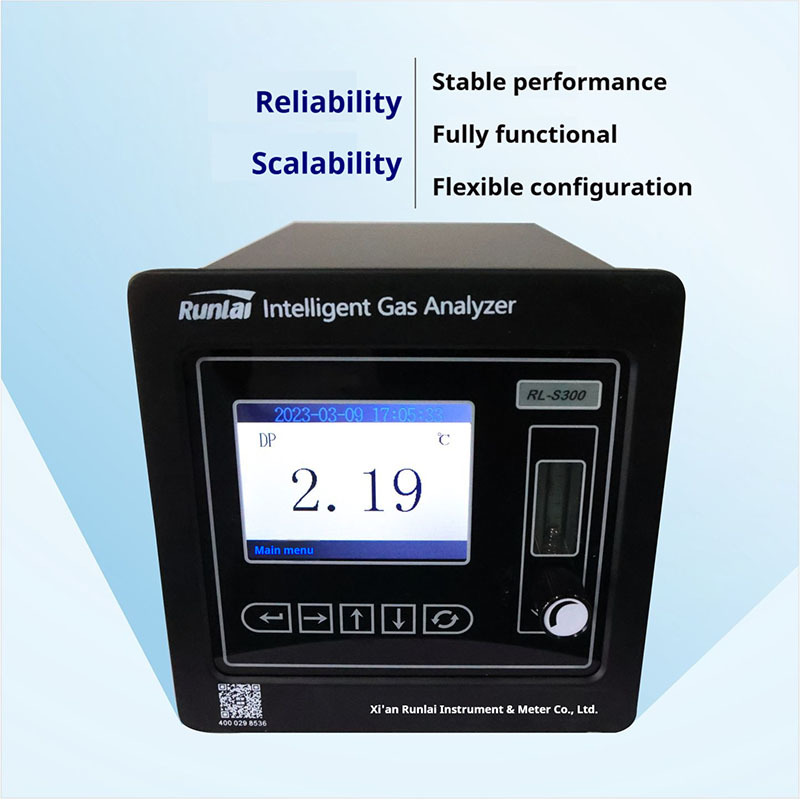 Metal Construction Micro Water Tester Gas Dew Point Analyzer Industrial Detector