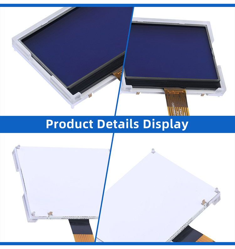 Blue Film 53*40MM COG12864I2 Serial Communication 12864 Standard Screen ST7567 Cog Matrix LCD Display
