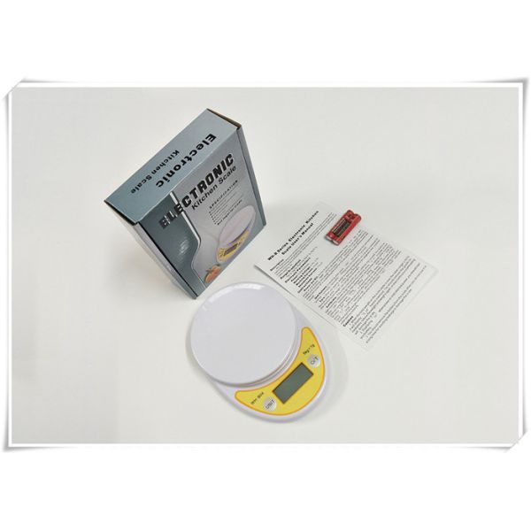 High Accuracy Electric Kitchen Scales 158x114x32MM For Weighing Food