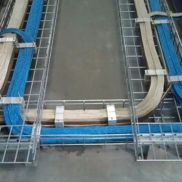 Standard / Customized Grid Cable Tray Manufacturer Silvery Color