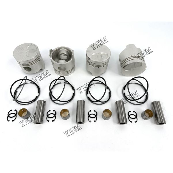3B For Toyota Excavator Forklift Engine Parts Piston With Rings