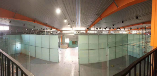 Squash Court Ceiling Cover Featuring Custom Heat-Resistant Material & Athletic Design