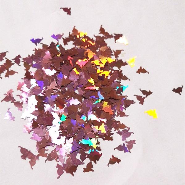 OEM Wedding Occasion Shaped Nail Glitter Shape Cat Glitter Polyester Glitter Shapes Made by Professional