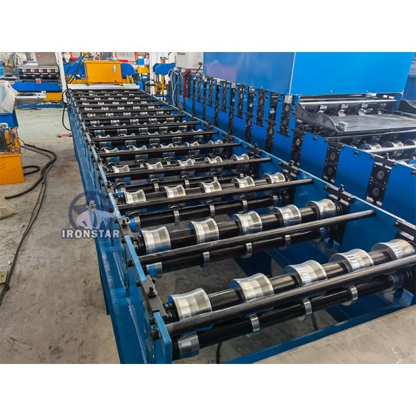 “Automatic 840 Roof Panel Cold Roll Forming Machine For Galvanized Steel & Color Coil 840 IBR Metal Roof Panel Roll Forming Machine Construction Material Making Machinery ”