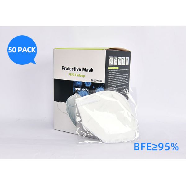 CE Standard Protective Face Mask / Disposable Mouth Cover 2 Years Shelf Life