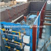 500KW cubren con cinc la caldera industrial de la galvanización de la inmersión caliente del cinc del horno XG 08 de la invitación de calor