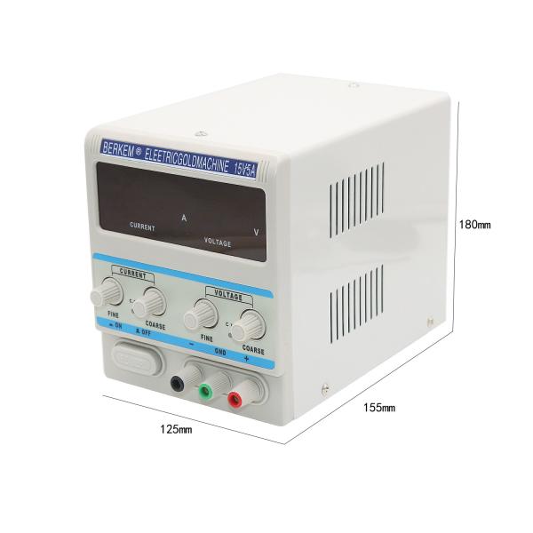 Máquina de chapeamento de joias de 3,5 kg 15V 5A 90-120 segundos tempo de banho de ouro