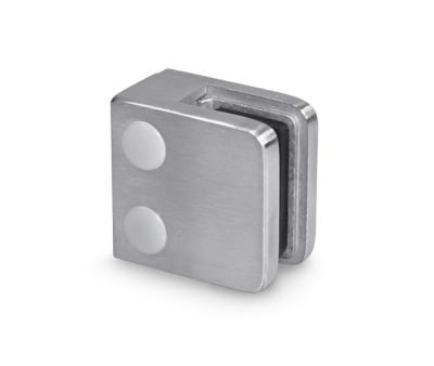 Braçadeiras de vidro quadradas de vidro de aço inoxidável dos sistemas de trilhos para o painel de vidro de 10mm
