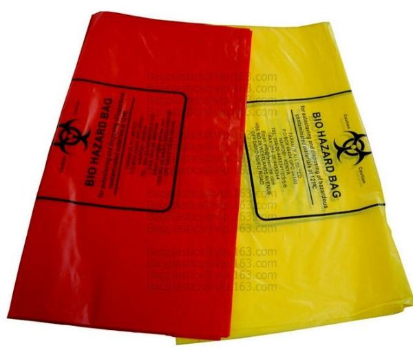 Biohazard Waste Bags, Biohazard Garbage, Waste Disposal Bag, Blue bags, sacks