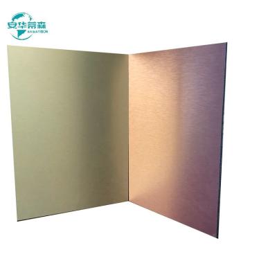 Painel de alumínio composto de 2-6 mm de brilho com classificação de incêndio B1
