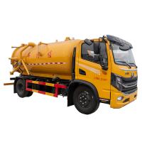 DFAC 3.5CBM Caminhão de sucção de esgoto de combustível diesel Euro 6 Padrão de emissões e distância entre eixos de 2700 mm