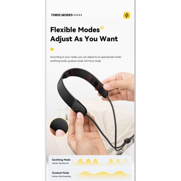 ESSAGER ES-X72 2 in 1 Massage Charging Usb C Cable 5A PD 100W Charger Type C to Type C