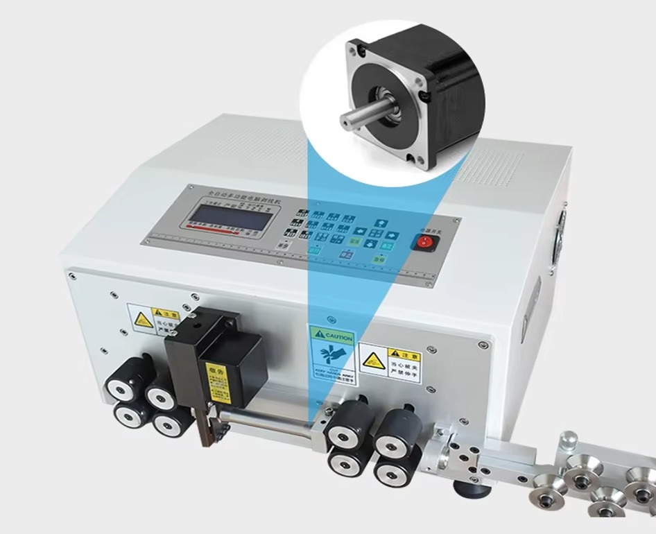 HR-35ST Eight-wheel Drive Automatic Computerized Cable Wire Cutting & Stripping Machine Thick Cable Stripping Machine