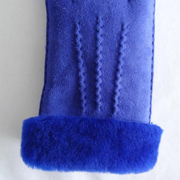 Winter hot sale Australia shearling double face women sheepskin leather gloves