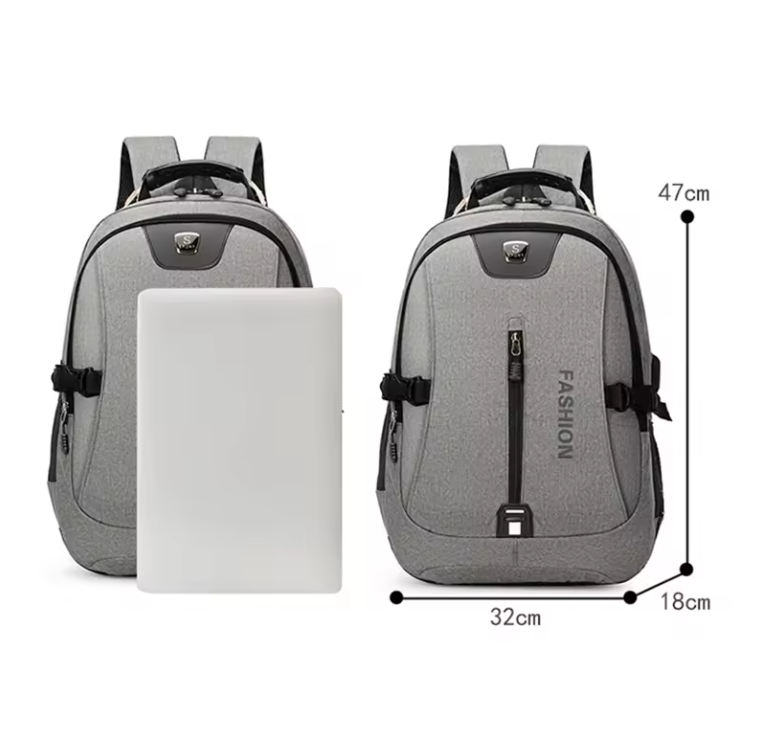 Main Material Oxford Custom Logo USB School Backpack for Casual Sports and Laptop