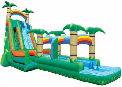 Da obra prática Bouncy da corrediça de água do castelo da palmeira durabilidade longa