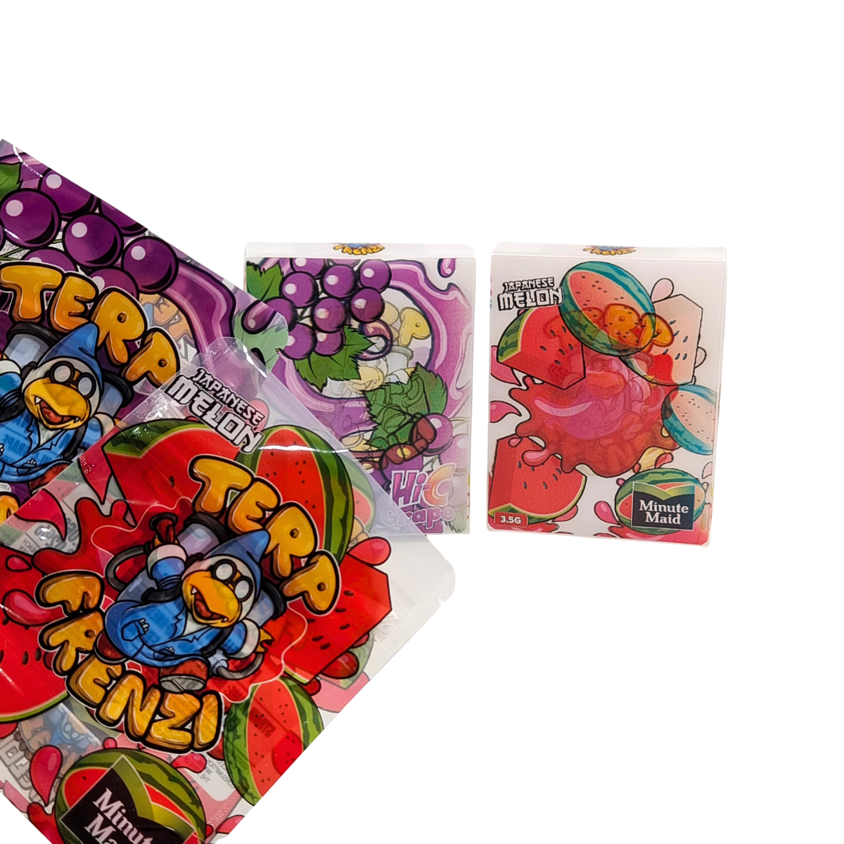 Custom Cartoon Mylar Bags Zipper Lock 3.5g 7g 14g Cali Pouches Smell Proof Edible Packaging For Cookies Sugars 3.5 Paper Box