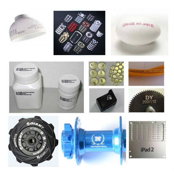 30 Watt CO2 Laser Marking Machine For Egg Wood PET Bottle Leather Printing