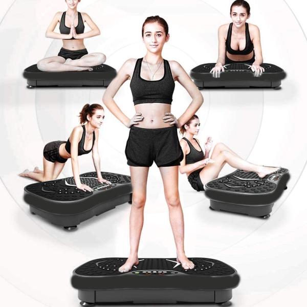 A placa da vibração da aptidão da forma do corpo inteiro coube o treinamento 240V do exercício da massagem
