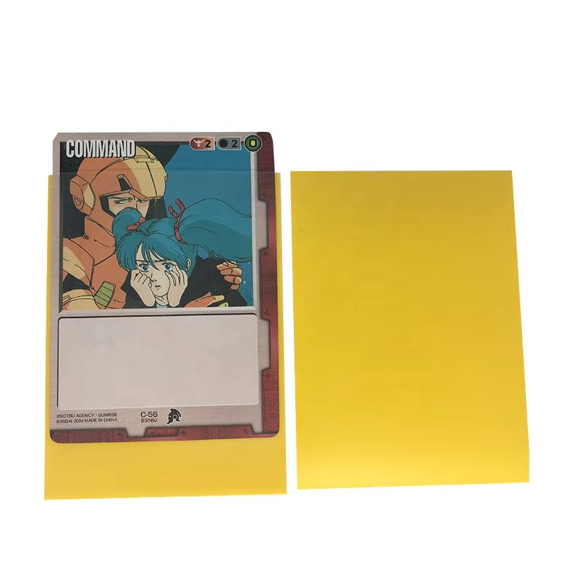 Premium Matte Card Sleeve Customizable Factory-Designed Plastic Game Card Packaging Universal Fit in Multiple Colors