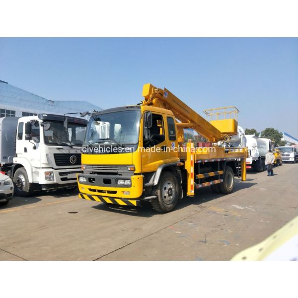 FTR 20m Scissor ISUZU Aerial Platform Truck Telescopic Boom