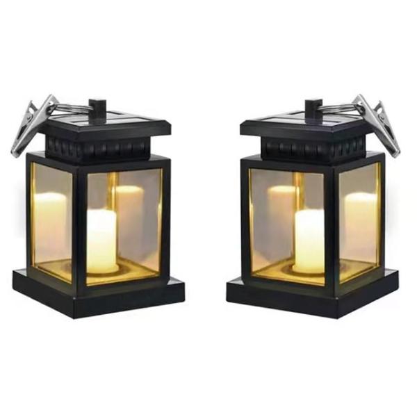 RoHS Decorative 2V LED Solar Landscape Light 20LM Solar Candle Lanterns For Party