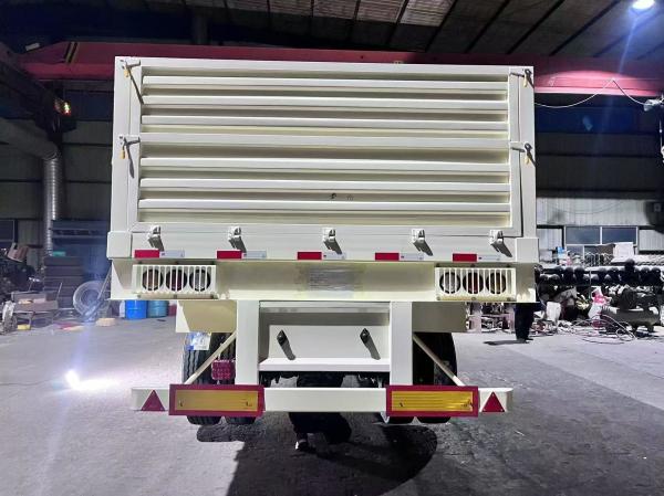 60 ton Heavy Load 3 Axle Van Type Sidewall Semi-Trailer with Heavy Mechanical Suspension