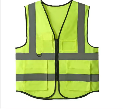 Отражающий жилет Защитный жилет Жакет полоса Личная охрана Строительство Высокая видимость Работа Безопасность Отражающая одежда