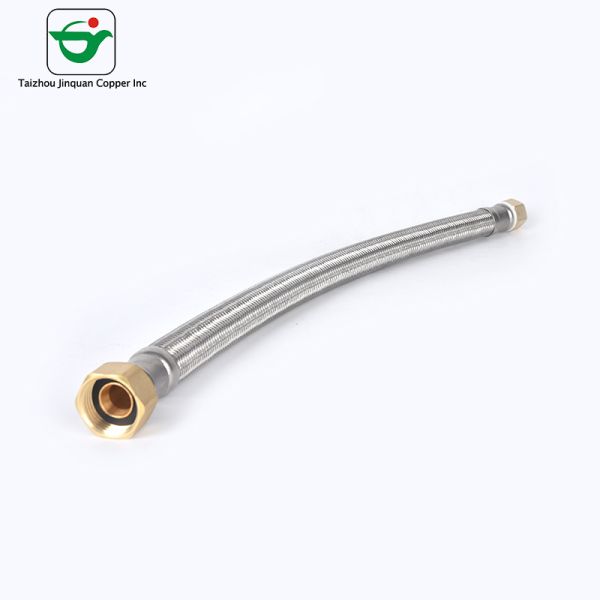 IAPMO Approved 18 Inch Bathroom Basin Faucet Flexible Brass Hose