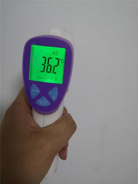 Digital Medical Grade IR Laser Forehead Thermometer 3 Colors LCD Backlight