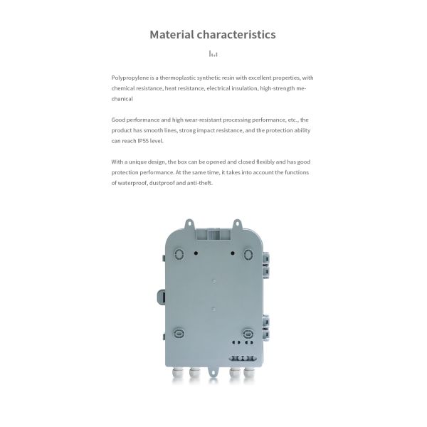 Внутренний водонепроницаемый пластиковый корпус IP67 для электропроектов включает в себя монтажную пластину и стенный кран
